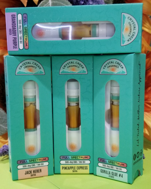 Crystal Creek Organics Full Spectrum CBD Cartridges